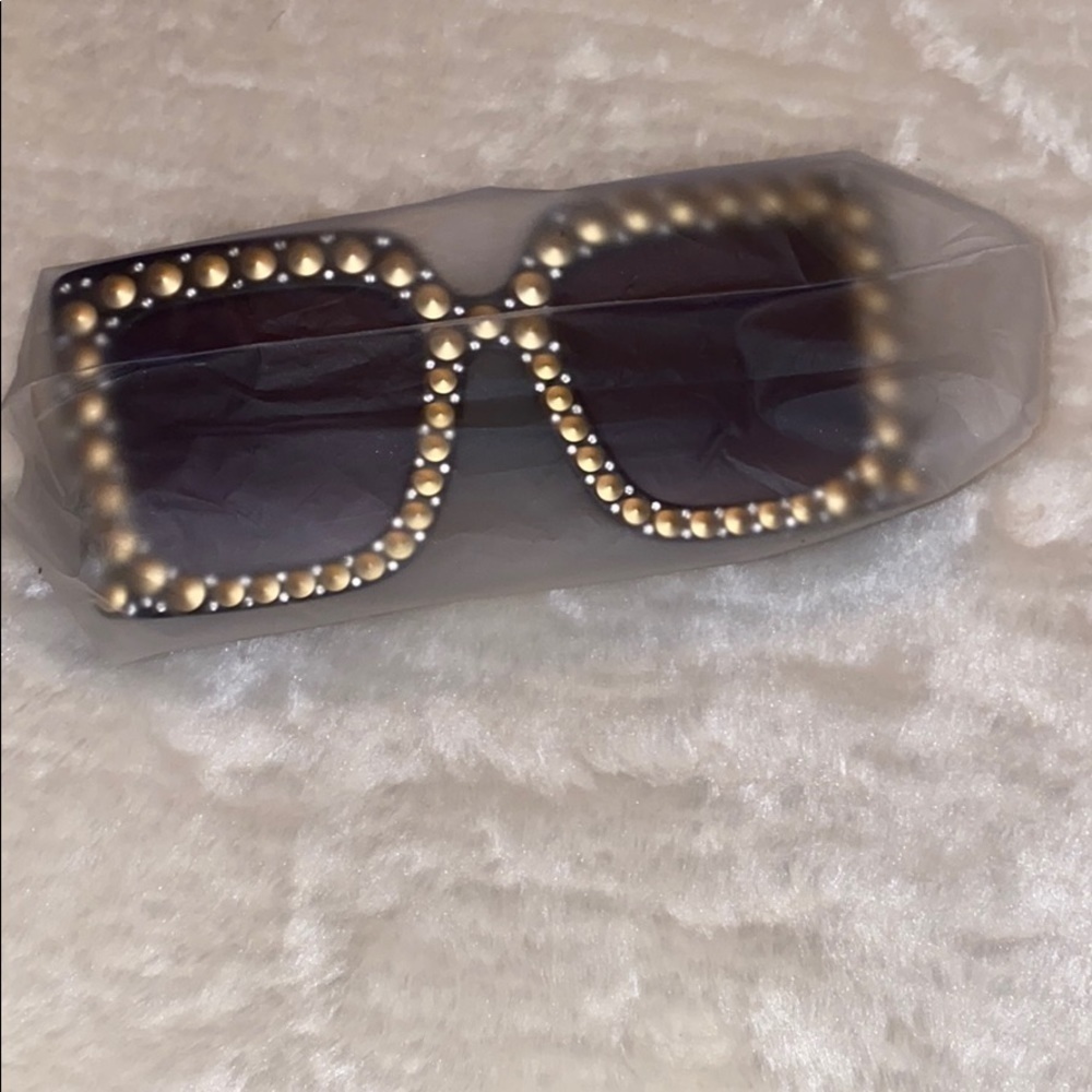 Luxury oversized rhinestone fashion sunglasses - Picture 10 of 10